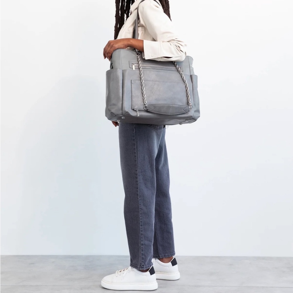 BEIS Gray Diaper Bag